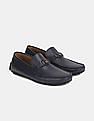 U.S. Polo Assn. Metallic Logo Textured Xian Loafers