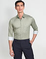 Arrow Floral Print Pure Cotton Formal Shirt