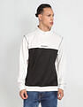 Flying Machine Half Zip Colour Block Sweatshirt