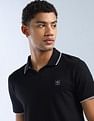 Flying Machine Textured Regular Fit Essentials Polo Shirt
