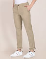 U.S. Polo Assn. Denver Slim Fit Solid Casual Trousers