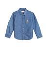 U.S. Polo Assn. Kids Boys Button Down Collar Denim Shirt
