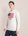 U.S. Polo Assn. Crew Neck Flag Sweater