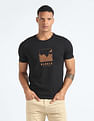 Flying Machine Graphic Print Slim T-Shirt