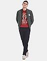 U.S. Polo Assn. Denim Co. Olive And Charcoal Reversible Bomber Jacket