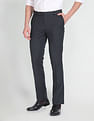 Arrow Solid Dobby Formal Trousers