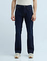 Flying Machine Bruce Bootcut Dark Washed Jeans