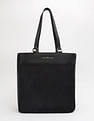 Tommy Hilfiger Logo Black Polyester Tote Bag
