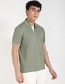 Tommy Hilfiger Solid Regular-Fit Cotton Polo Shirt