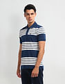 Arrow Sport Horizontal Stripe Regular Fit Polo Shirt