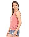 Aeropostale Embroidered Viscose Tank Top