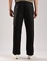 Calvin Klein Jeans Relaxed-Fit Solid Mid Rise Trousers