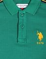 U.S. Polo Assn. Kids Brand Tape Popcorn Polo Shirt