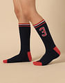U.S. Polo Assn. Boys Mid-Calf Length KS003 Socks - Pack Of 3