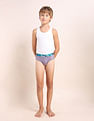 USPA Innerwear Boys Cotton Spandex Solid Briefs - Pack Of 5