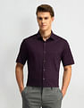 Arrow Liberty Classic Fit Windowpane Checked Shirt