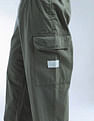 Flying Machine Mid Rise Cobain Loose Fit Cargos