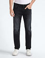 Flying Machine Mid Rise Slash Slim Tapered Jeans