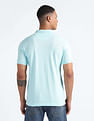 Flying Machine Pure Cotton Solid Polo Shirt
