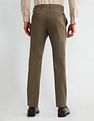 Arrow Mid Rise Carson Tapered Fit Trousers
