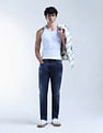 Flying Machine Slash Slim Tapered Fit Authentic Premium Jeans
