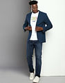 Tommy Hilfiger Windowpane Check Twill Blazer