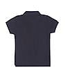 U.S. Polo Assn. Kids Ribbed Collar Brand Tape Polo Shirt