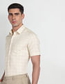 Arrow Tartan Check Cotton Formal Shirt