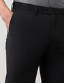 Arrow Regular Fit Mid Rise Trousers