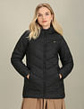 U.S. Polo Assn. Women Longline Puffer Hooded Jacket