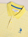 U.S. Polo Assn. Tropical Print Slim Polo Shirt