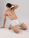 Calvin Klein Underwear White Solid Mid Rise Trunk