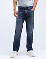 Flying Machine F-Jango Straight Fit Stone Wash Jeans