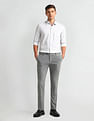 Arrow Manhattan Slim Fit Dobby All-Over Shirt