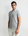 Arrow Sports Geometric Print Regular Polo Shirt