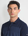 Arrow Sports Colour Block Cotton Polo Shirt