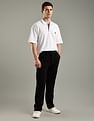 Tommy Hilfiger Solid Regular-Fit Cotton Polo Shirt