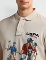 U.S. Polo Assn. Denim Co. Muscle Fit Graphic Polo Shirt