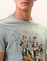 U.S. Polo Assn. Denim Co. Brand Printed Pure Cotton T-Shirt