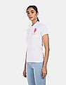 U.S. Polo Assn. Women Solid Pique Polo Shirt