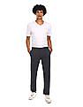 U.S. Polo Assn. Mid Rise Patterned Casual Trousers