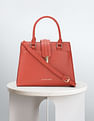 U.S. Polo Assn. Women Detachable Strap Structured Handbag