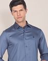 U.S. Polo Assn. Satin Dobby Solid Shirt
