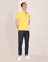 U.S. Polo Assn. Solid Embroidered Logo Pique Polo Shirt