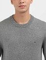 Calvin Klein Jeans Mouline Cotton Regular Fit Sweater