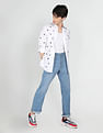 Flying Machine Stone Wash Bruce Bootcut Fit Authentic Signature Jeans