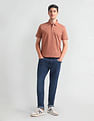 Arrow Horizontal Stripe Cotton Polo Shirt