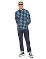 Flying Machine Plaid Check Cotton Shirt