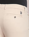 U.S. Polo Assn. Austin Trim Fit Textured Casual Trousers