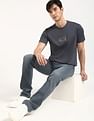 Calvin Klein Jeans Embroidered Logo Regular-Fit Cotton T Shirt